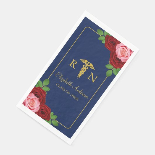 Nurse Graduation Serviette (Ecke)