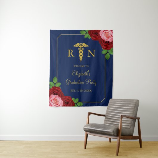 Nurse Graduation Wandteppich (Beispiel)