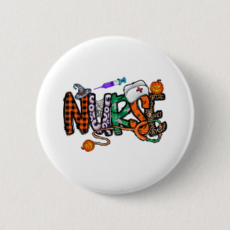 Nurse Halloween Button