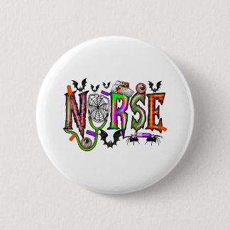Nurse Halloween Button