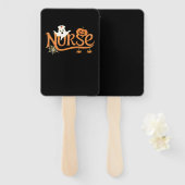 Nurse Halloween Cute Ghost and Pumpkin Essential T Fächer (Vorne und Hinten)