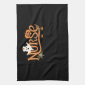 Nurse Halloween Cute Ghost and Pumpkin Essential T Geschirrtuch (Vertikal)