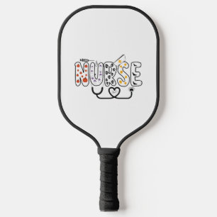 Nurse Halloween Funny Ghost halloween Krankenpfleg Pickleball Schläger