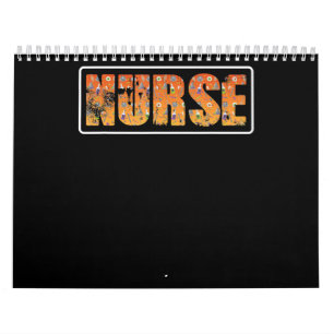 Nurse Halloween-Geschenk mit Kürbisspinne, Hexenhu Kalender