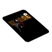 Nurse Halloween-Geschenk mit Pumpkin-Boo-Spider Magnet (Rechte Seite)
