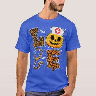 Nurse Halloween JackOLantern Pumpkin Kostüm Women T-Shirt