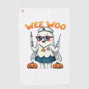 Nurse Halloween vorgezogener klassischer T - Shirt Golfhandtuch