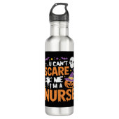 Nurse Halloween Witch Funny Nursing Essential T-Sh Edelstahlflasche (Vorderseite)