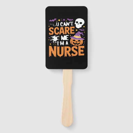 Nurse Halloween Witch Funny Nursing Essential T-Sh Fächer (Vorderseite)