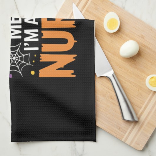 Nurse Halloween Witch Funny Nursing Essential T-Sh Geschirrtuch (Viertel Falte)