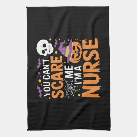 Nurse Halloween Witch Funny Nursing Essential T-Sh Geschirrtuch (Vertikal)