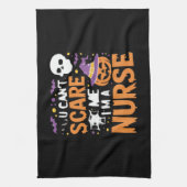 Nurse Halloween Witch Funny Nursing Essential T-Sh Geschirrtuch (Vertikal)