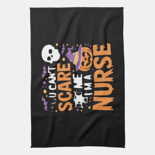 Nurse Halloween Witch Funny Nursing Essential T-Sh Geschirrtuch (Vertikal)