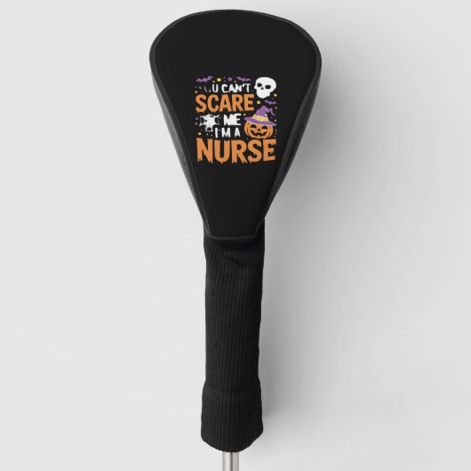 Nurse Halloween Witch Funny Nursing Essential T-Sh Golf Headcover (Vorderseite)