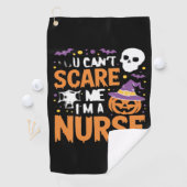 Nurse Halloween Witch Funny Nursing Essential T-Sh Golfhandtuch (Insitu)