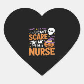 Nurse Halloween Witch Funny Nursing Essential T-Sh Herz-Aufkleber (Vorderseite)