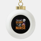 Nurse Halloween Witch Funny Nursing Essential T-Sh Keramik Kugel-Ornament (Vorderseite)