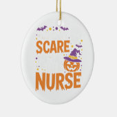 Nurse Halloween Witch Funny Nursing Essential T-Sh Keramik Ornament (Rechts)