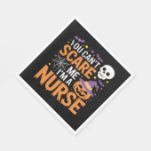 Nurse Halloween Witch Funny Nursing Essential T-Sh Serviette (Ecke)