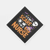 Nurse Halloween Witch Funny Nursing Essential T-Sh Serviette (Ecke)