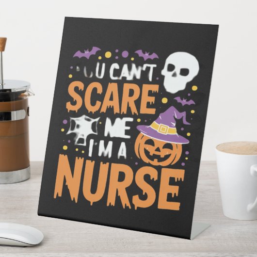 Nurse Halloween Witch Funny Nursing Essential T-Sh Sockelschild (In Situ)