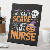 Nurse Halloween Witch Funny Nursing Essential T-Sh Sockelschild (In Situ)