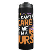Nurse Halloween Witch Funny Nursing Essential T-Sh Thermosbecher (Vorderseite)