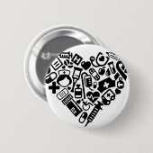 Nurse HEART Button (Vorne & Hinten)