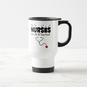 Nurse Heart Geschenk Reisebecher