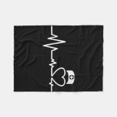 Nurse Heartbeat Fleecedecke (Vorderseite (Horizontal))