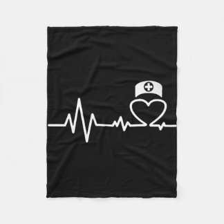 Nurse Heartbeat Fleecedecke
