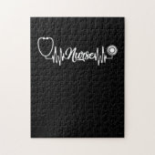 Nurse Heartbeat Pflege Puzzle (Vertikal)