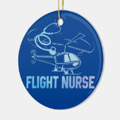 Nurse Heartbeat Practitioner Pflege RN Keramik Ornament (Links)