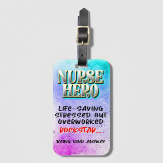 Nurse Hero Luggage tag Gepäckanhänger