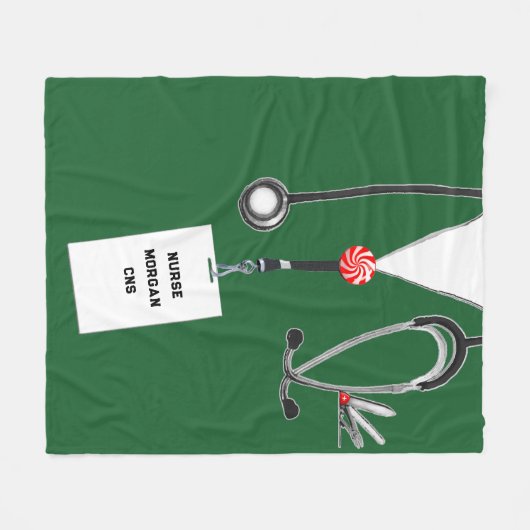 Nurse Holiday Geschenk Fleecedecke
