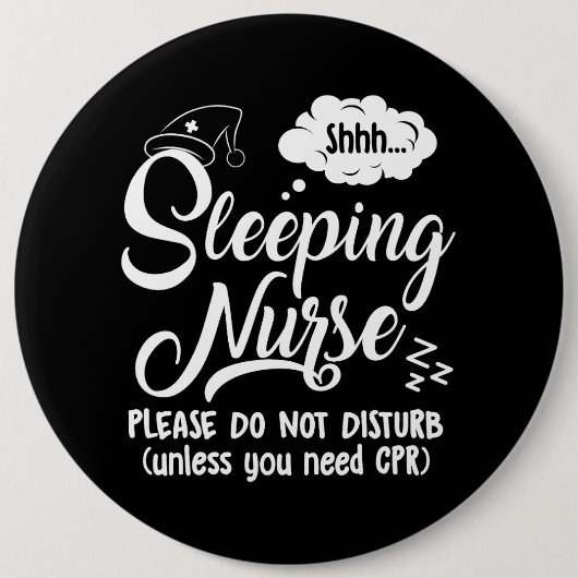 Nurse Hospital Rn Nursing Week Funny Men Button (Vorderseite)