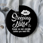 Nurse Hospital Rn Nursing Week Funny Men Button (Beispiel)