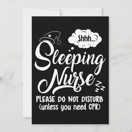 Nurse Hospital Rn Nursing Week Funny Men Einladung (Vorderseite)