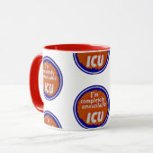 Nurse Humor Print Novelty: I C U mug Tasse (Vorderseite Links)