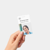 Nurse ID Foto Simple Logo Abzeichen Ausweis (Handheld)