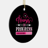 Nurse In Progress Nursing School Student Keramik Ornament (Rechts)