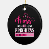 Nurse In Progress Nursing School Student Keramik Ornament (Links)