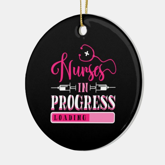 Nurse In Progress Nursing School Student Keramik Ornament (Links)