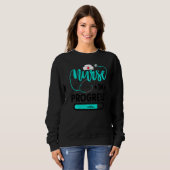 Nurse In Progress Nursing Student Future Nurse Lif Sweatshirt (Vorne ganz)