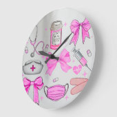 Nurse Items Große Wanduhr (Winkel)