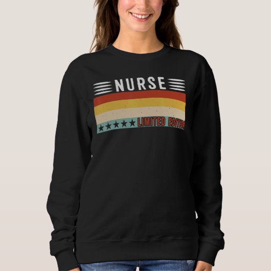 Nurse Job Title Profession Worker Appreciation Ide Sweatshirt (Vorderseite)