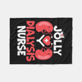 Nurse Jolly Kidney Fleecedecke (Vorderseite (Horizontal))