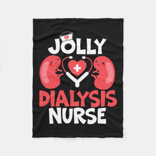 Nurse Jolly Kidney Fleecedecke (Vorderseite)