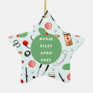 Nurse Keepake-Geschenk Keramik Ornament