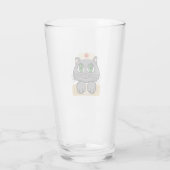 Nurse Kitten (grüne Augen) Glas (Rückseite)
